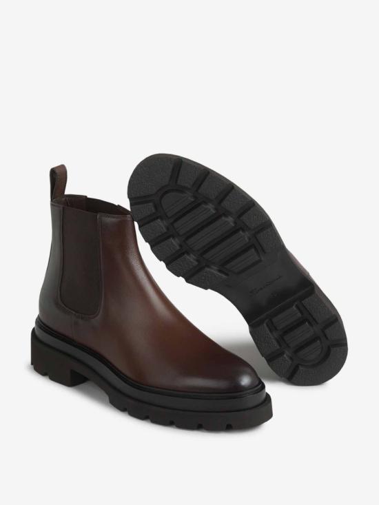 24FW 산토니 뮬/슬리퍼 WTEI70597GOMNLG S23Nero Brown - SANTONI