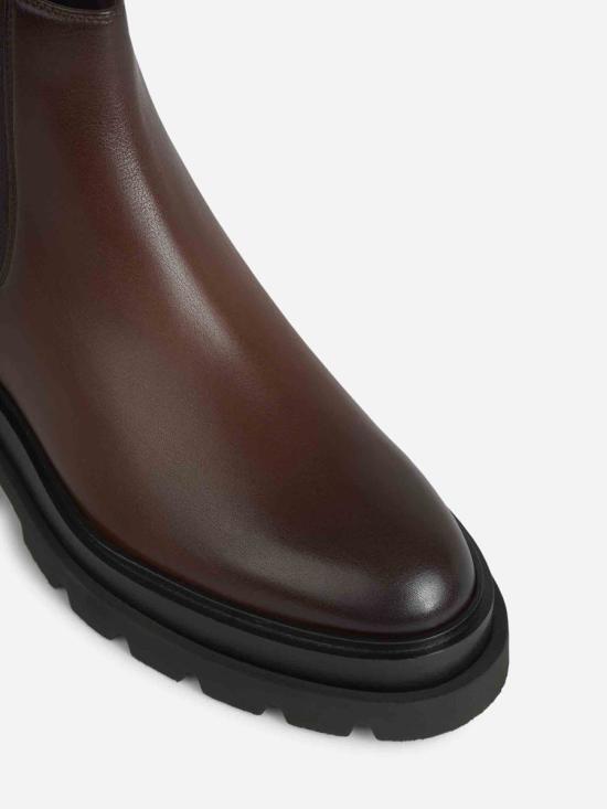 24FW 산토니 뮬/슬리퍼 WTEI70597GOMNLG S23Nero Brown - SANTONI