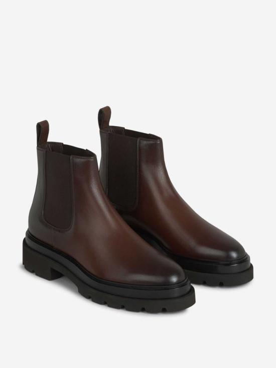 24FW 산토니 뮬/슬리퍼 WTEI70597GOMNLG S23Nero Brown - SANTONI
