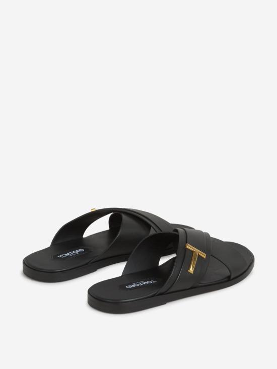 25SS 톰포드 샌들 J1489 LCL473XLCL473X 1N001Black - TOMFORD