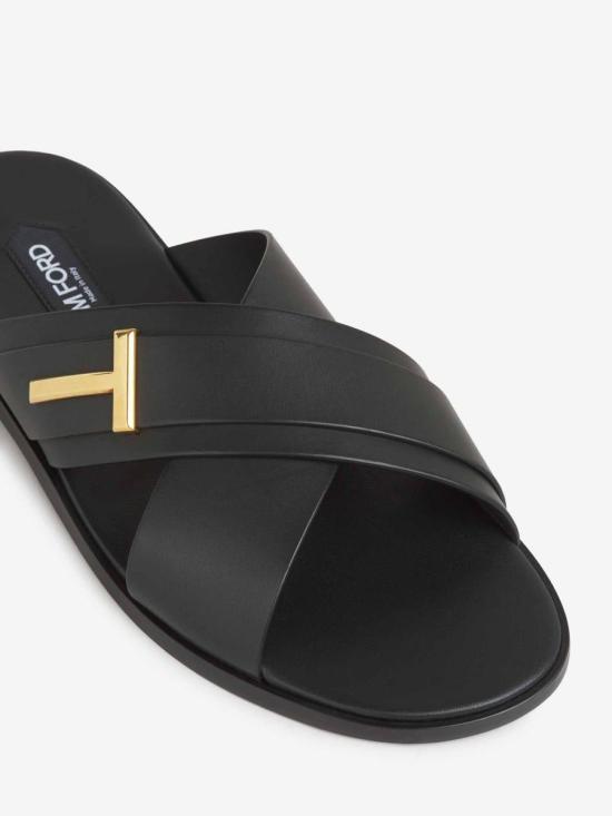 25SS 톰포드 샌들 J1489 LCL473XLCL473X 1N001Black - TOMFORD