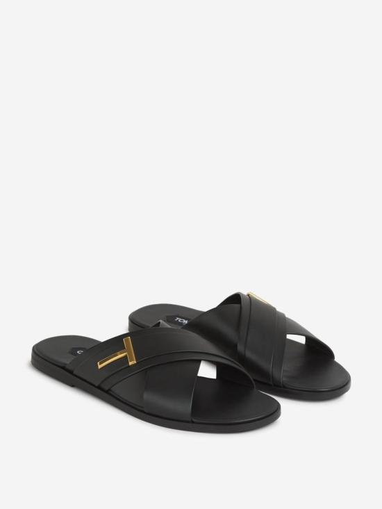 25SS 톰포드 샌들 J1489 LCL473XLCL473X 1N001Black - TOMFORD