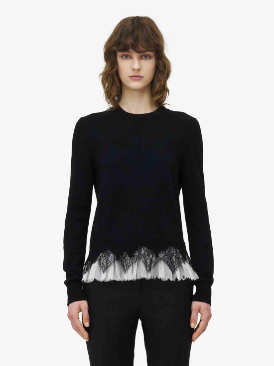 25SS 알렉산더 맥퀸 스웨터 829288Q1BC8 1080Black - ALEXANDER MCQUEEN