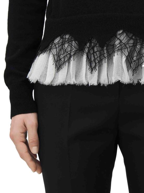 25SS 알렉산더 맥퀸 스웨터 829288Q1BC8 1080Black - ALEXANDER MCQUEEN