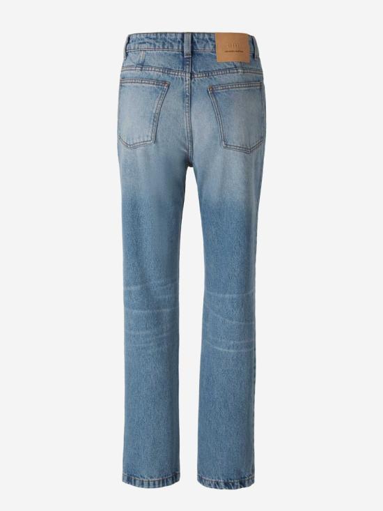 25SS 아미 데님 팬츠 FTR031 DE0046Denim 480Used Blue DENIM DARK BLUE - AMI