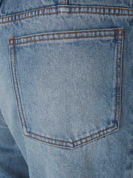 25SS 아미 데님 팬츠 FTR031 DE0046Denim 480Used Blue DENIM DARK BLUE - AMI