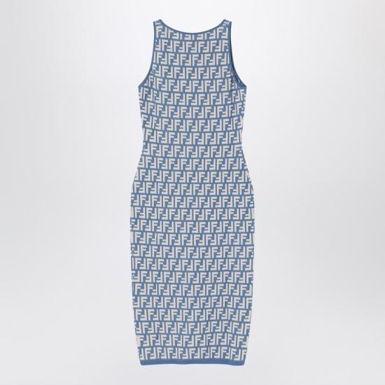 25SS 펜디 원피스 FZDD38AUHW Light blue - FENDI
