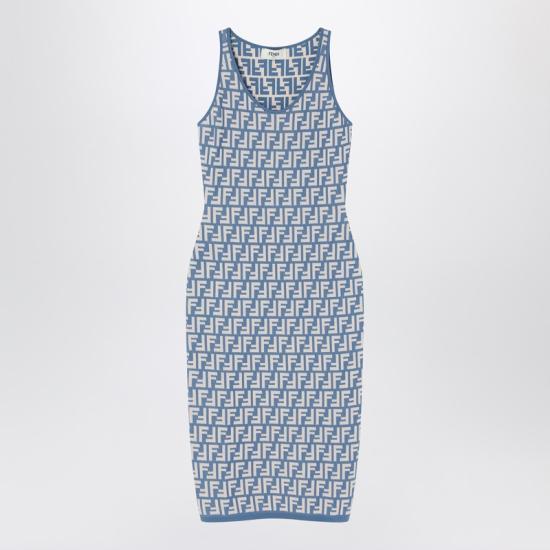 25SS 펜디 원피스 FZDD38AUHW Light blue