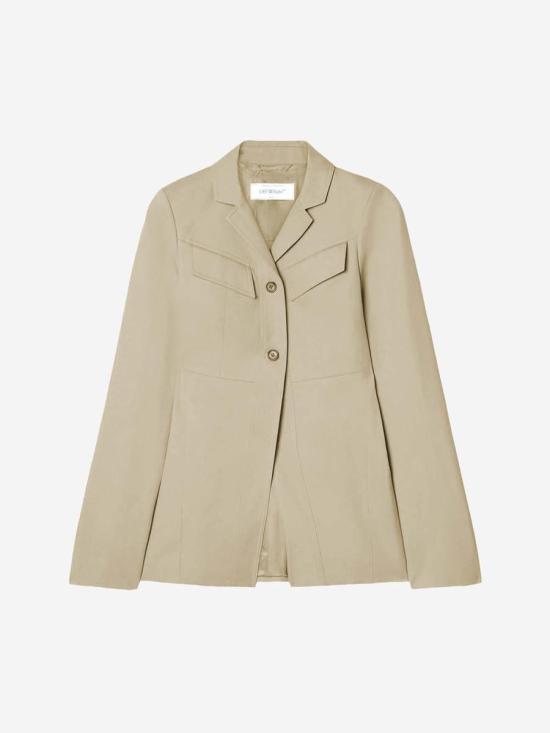 25SS 오프화이트 자켓 OWEF12IS25FAB002OWEF12IS25FAB002 6100CREME Beige