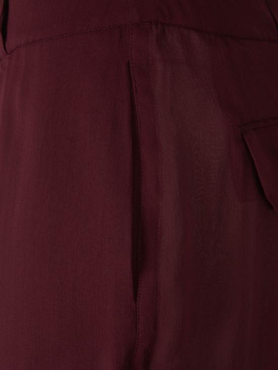 24FW 생로랑 의류 786497 Y115W786497 Y115W 6140AUBERGINE Red - SAINT LAURENT