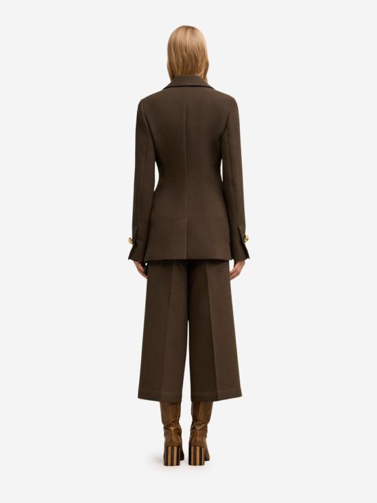 24FW 아미 아우터 FBV612 WV0051100 VIRGIN WOOL 221DARK COFFEE Brown - AMI