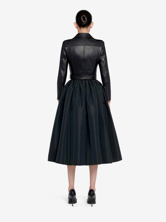 25SS 알렉산더 맥퀸 가죽 자켓 668451Q5AK8Q5AK8 1000Black - ALEXANDER MCQUEEN