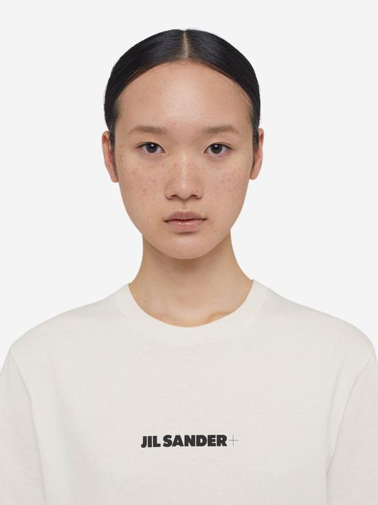 25SS 질샌더 반팔 티셔츠 J40GC0118J20103 102Porcelain WHITE - JIL SANDER
