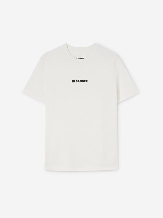 25SS 질샌더 반팔 티셔츠 J40GC0118J20103 102Porcelain WHITE