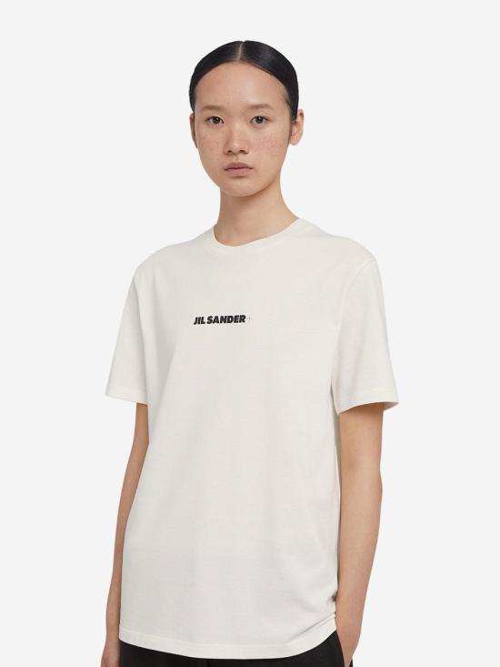 25SS 질샌더 반팔 티셔츠 J40GC0118J20103 102Porcelain WHITE - JIL SANDER