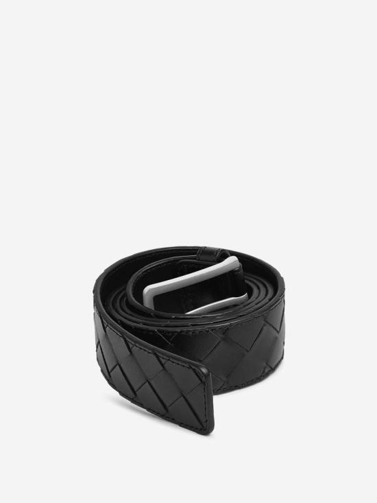 25SS 보테가베네타 가죽 벨트 609182V3IM1V3IM1 8984Black Nero Opaco - BOTTEGA VENETA