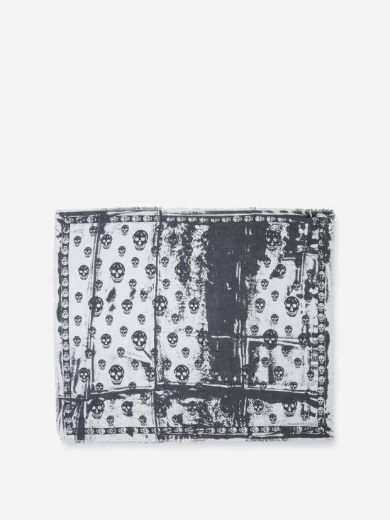  알렉산더 맥퀸 머플러/스카프 782034 4943Q4943Q 9260Ivory Black - ALEXANDER MCQUEEN