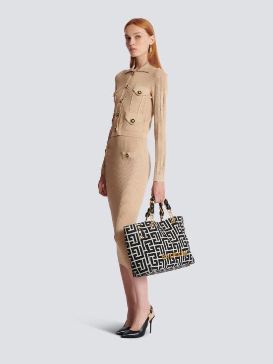 25SS 발망 가디건 EF1KL150KI10EF1KL150KI10 0DCNude Beige - BALMAIN