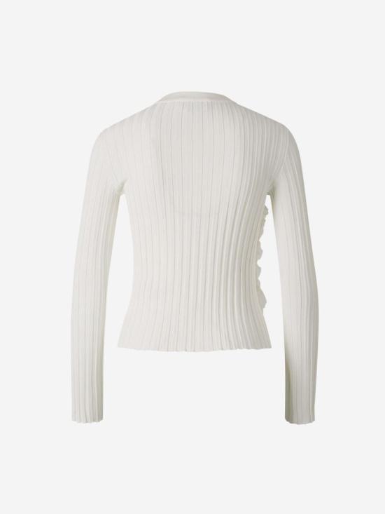 25SS 알렉산더 맥퀸 스웨터 833508Q1BDF 9004Ivory Beige - ALEXANDER MCQUEEN