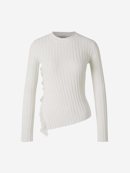 25SS 알렉산더 맥퀸 스웨터 833508Q1BDF 9004Ivory Beige