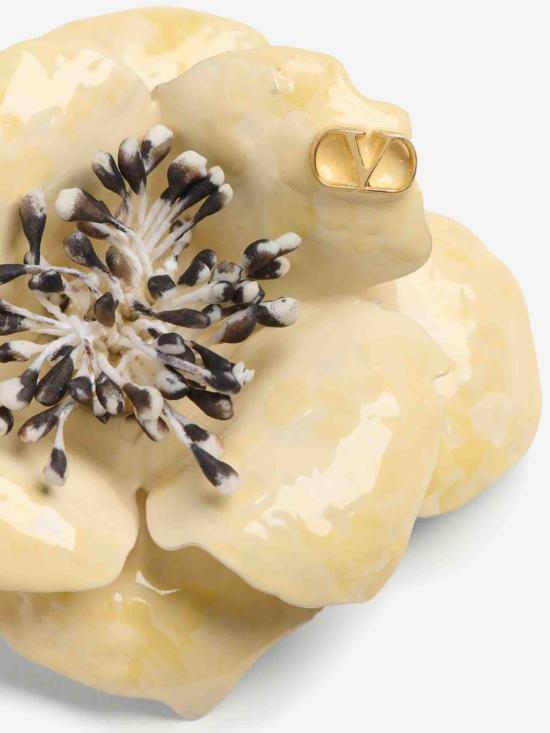 25SS 발렌티노 가라바니 액세서리 6Y2J0T01GCTMETALLO SMALTO TESSUTO OROAVORI LIGHT YELLOW - VALENTINO GARAVANI