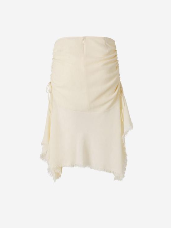 24FW 아크네 스튜디오 의류 AF0477FN WN SKIR000741 AEIWarm white LIGHT YELLOW - ACNE STUDIOS