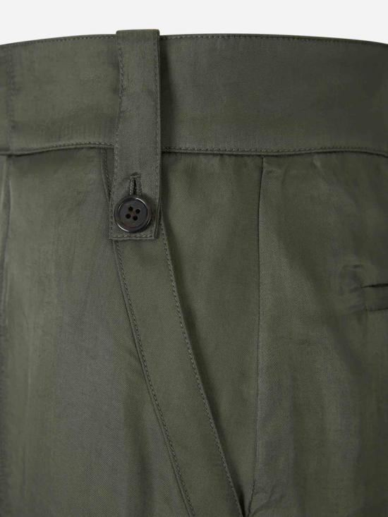  생로랑 의류 773304 Y3I83Twill Bemberg 3255Kaki MILITARY GREEN - SAINT LAURENT