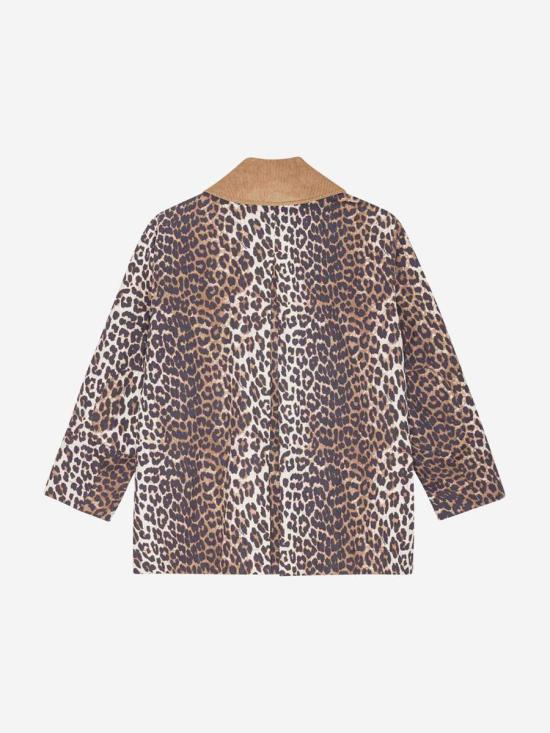 25SS 가니 아우터 W0391Printed Canvas 859Almond milk Multicolor - GANNI