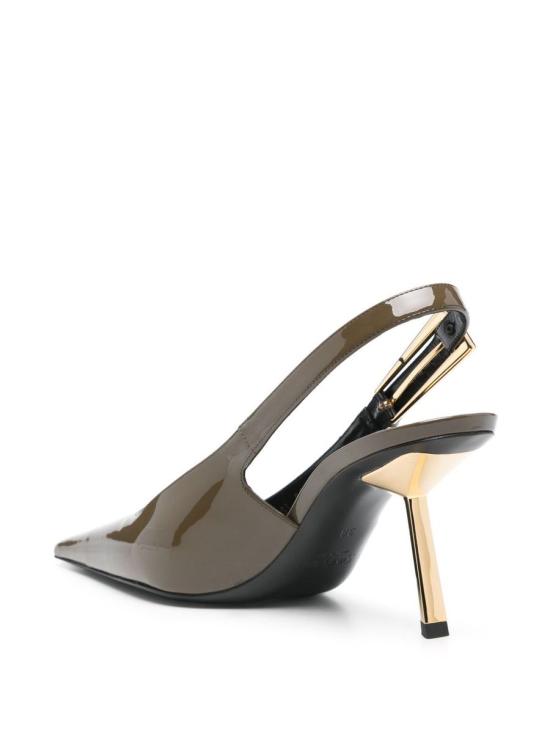 25SS 생로랑 드레스 슈즈 8191611TV001TV00 3305AMBER GREEN MILITARY GREEN - SAINT LAURENT