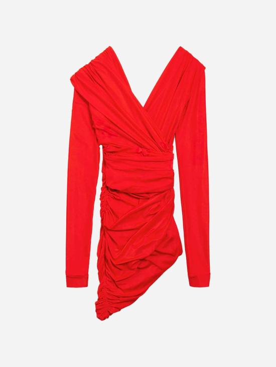 25SS 발렌시아가 의류 814343TRV97TRV97 6400RED