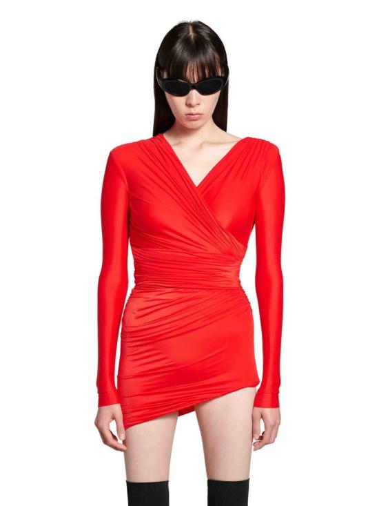 25SS 발렌시아가 의류 814343TRV97TRV97 6400RED - BALENCIAGA