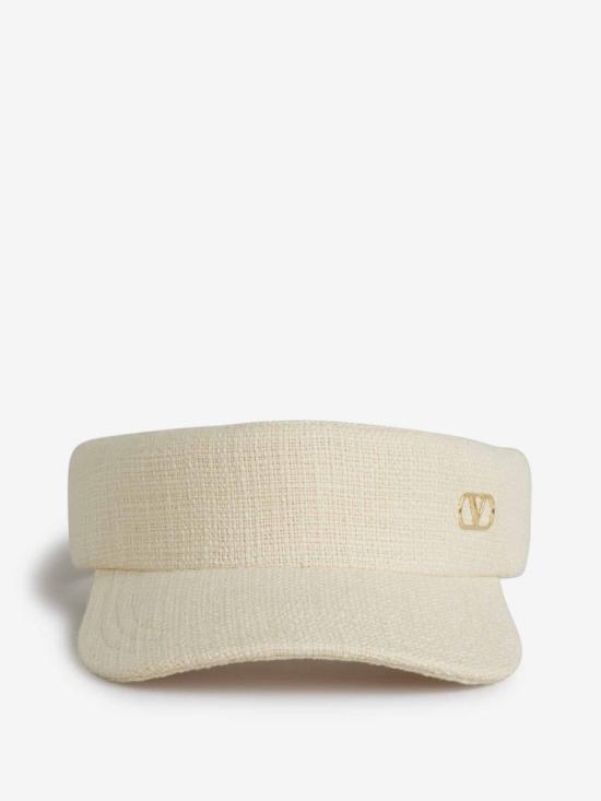 25SS 발렌티노 가라바니 모자 6Y2HN00CFSCCOTONE VLOGO METALLO BURROYBA Beige