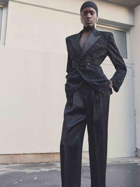 24FW 생로랑 아우터 802140 Y9I52802140 Y9I52 1000NOIR Black - SAINT LAURENT