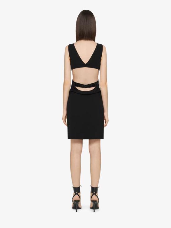 25SS 지방시 미디 원피스 BW22C814N6 001Noir Black - GIVENCHY