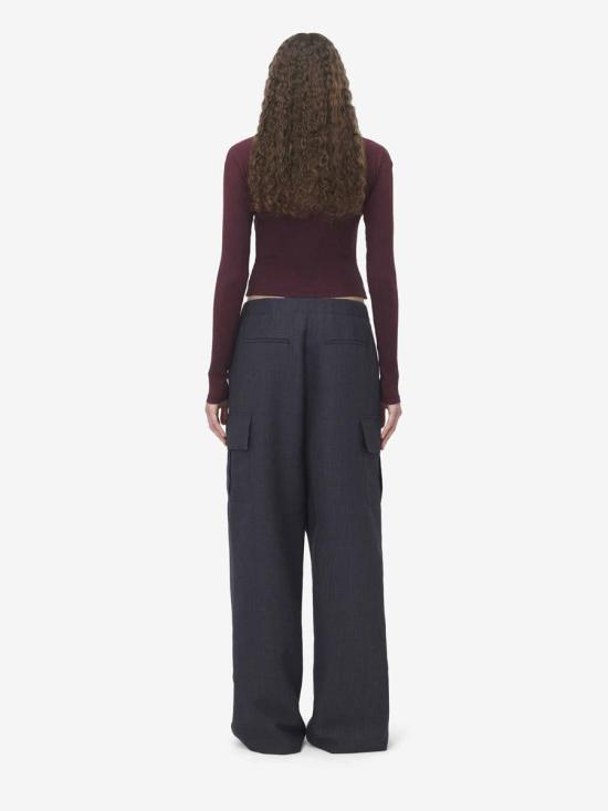 25SS 알렉산더 맥퀸 스웨터 815630QLAEEQLAEE 5006BURGUNDY Red - ALEXANDER MCQUEEN