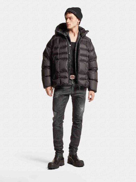 25SS 디스퀘어드2 데님 팬츠 S74LB1578S30357 900Black STRAIGHT JEANS - DSQUARED2