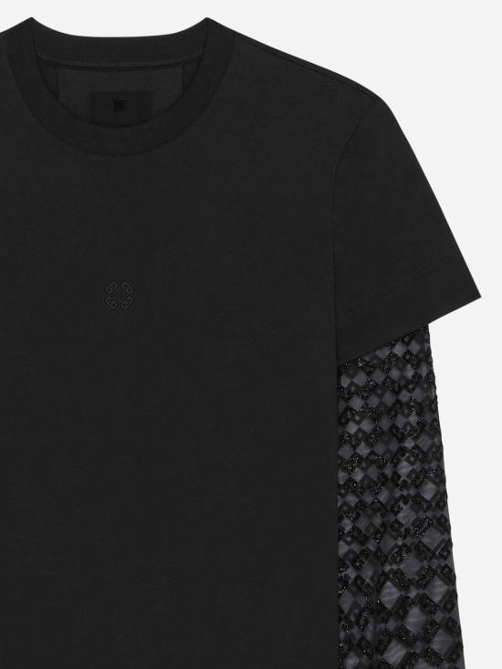 25SS 지방시 긴팔 티셔츠 BW70C920H0BW70C920H0 008BLACK Black - GIVENCHY