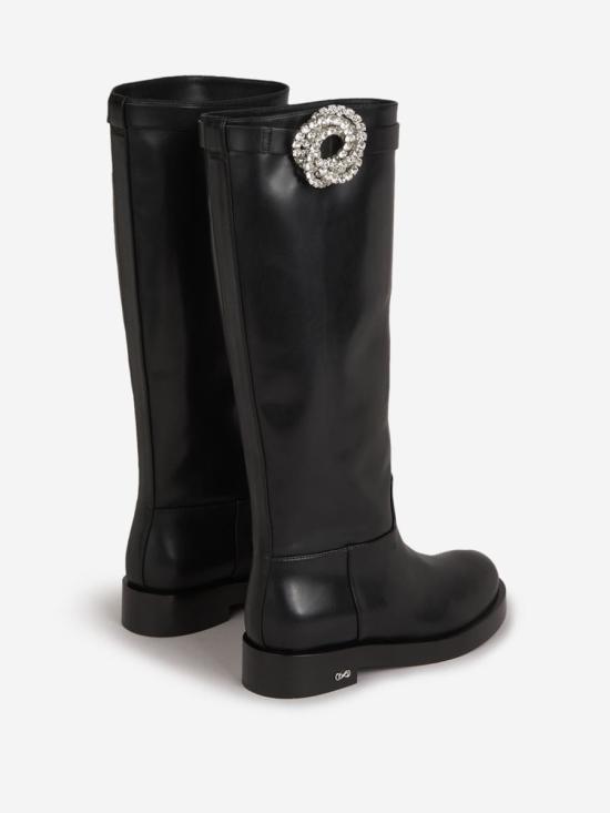 24FW 마흐앤마흐 부츠 PF24 S0769 40Calf Leather BLKBLACK Black - MACH&MACH