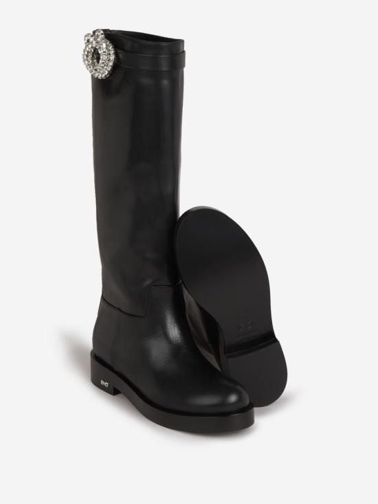 24FW 마흐앤마흐 부츠 PF24 S0769 40Calf Leather BLKBLACK Black - MACH&MACH