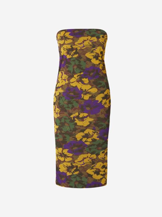  생로랑 의류 779977 Y4I25Tulle Oeillet 1056Noir Multico FLORAL