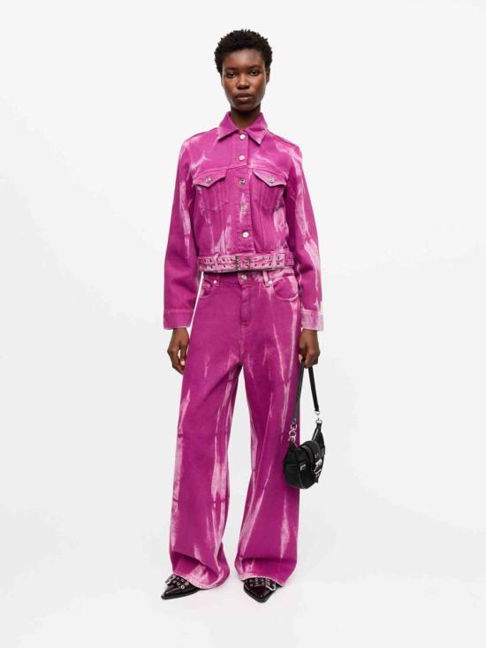 25SS 가니 자켓 J1716Overdyed heavy denim 088Boysenberry PINK - GANNI