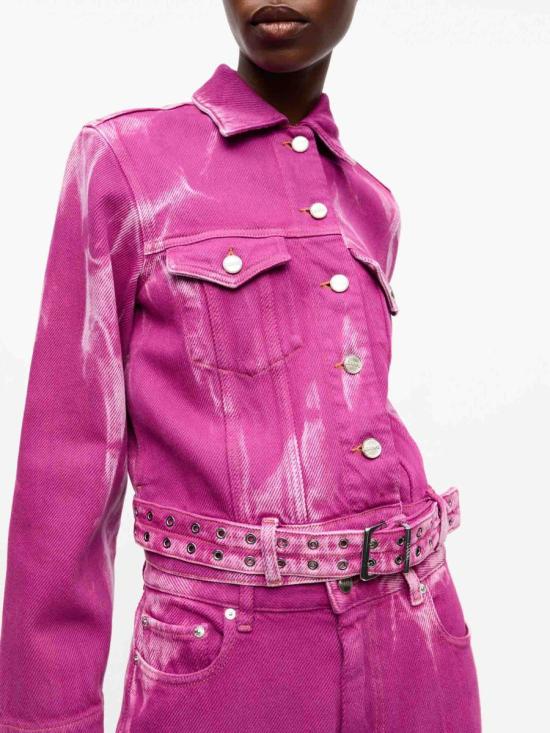 25SS 가니 자켓 J1716Overdyed heavy denim 088Boysenberry PINK - GANNI