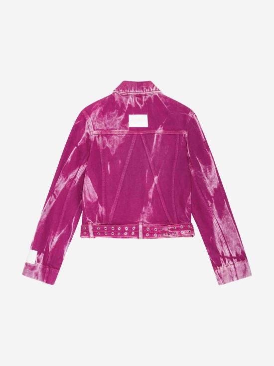25SS 가니 자켓 J1716Overdyed heavy denim 088Boysenberry PINK - GANNI