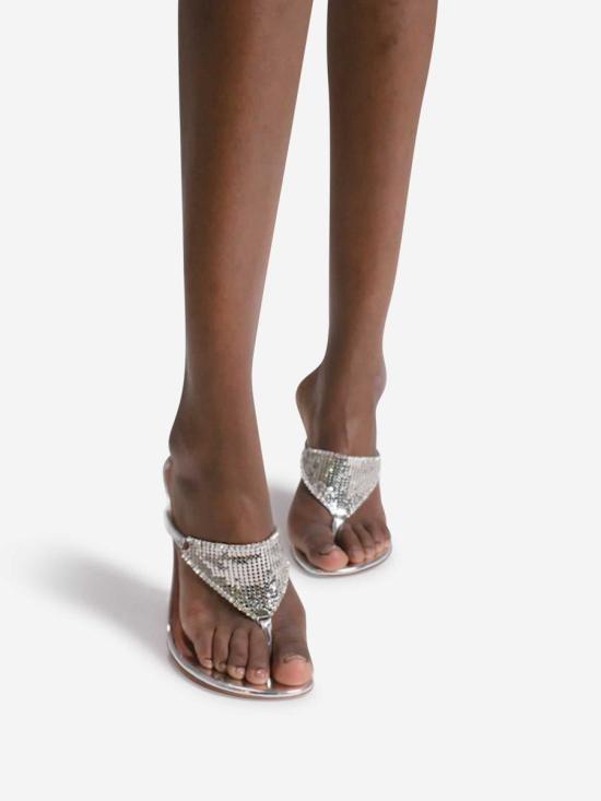 24FW 아미나 무아디 드레스 슈즈 11S352383CAMMIRROR SilverSilver SILVER - AMINA MUADDI