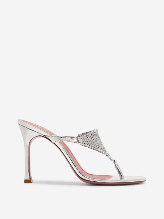 24FW 아미나 무아디 드레스 슈즈 11S352383CAMMIRROR SilverSilver SILVER