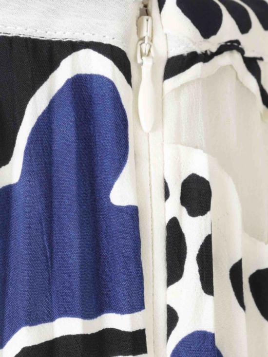 25SS 울라 존슨 의류 PS250312ABSTRACT FLORAL DEVO PRCPORCELAIN Beige - ULLA JOHNSON