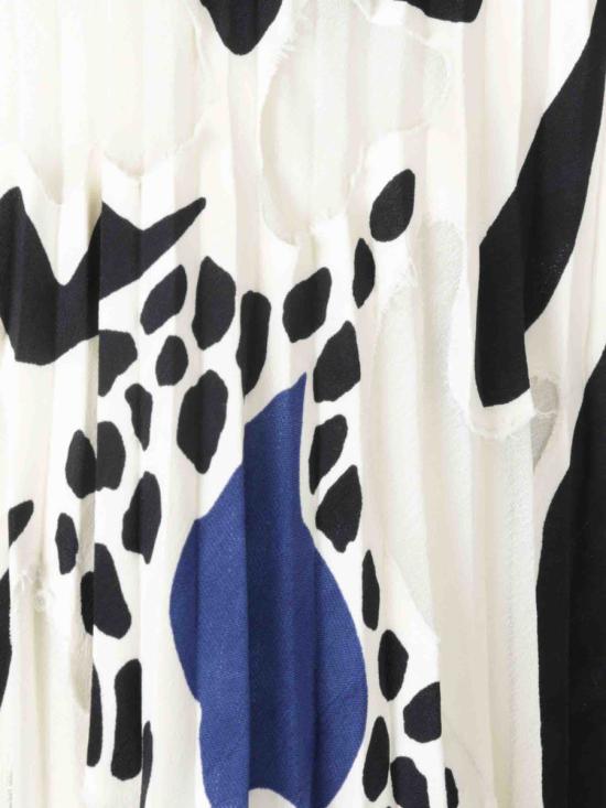 25SS 울라 존슨 의류 PS250312ABSTRACT FLORAL DEVO PRCPORCELAIN Beige - ULLA JOHNSON