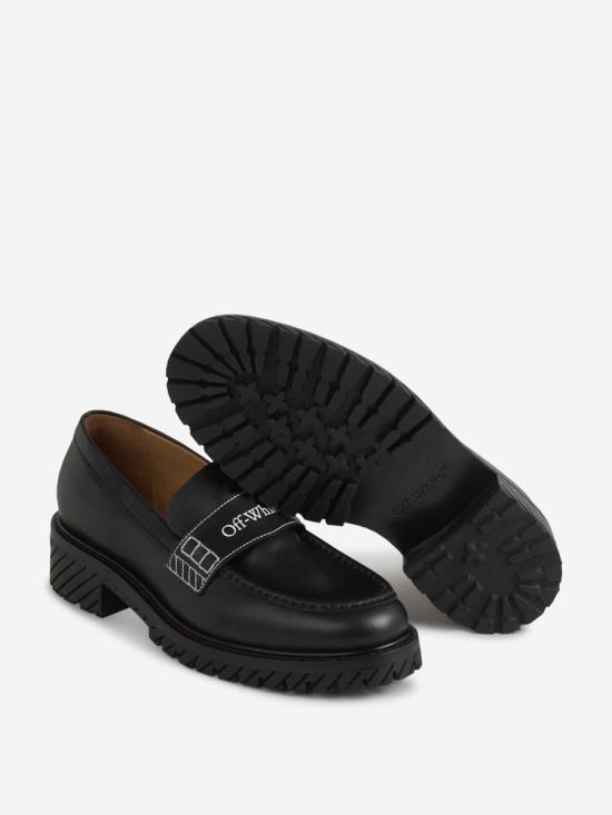 24FW 오프화이트 샌들 OWIG004C99LEA001COMBAT 1001BLACK WHITE Black - OFF WHITE