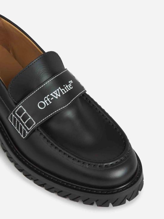 24FW 오프화이트 샌들 OWIG004C99LEA001COMBAT 1001BLACK WHITE Black - OFF WHITE