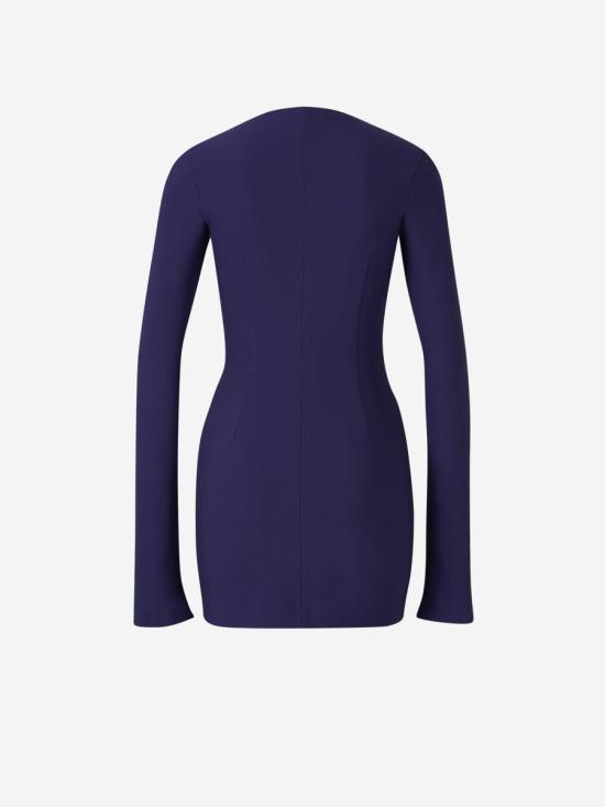 24FW 디 아티코 미디 원피스 248WCA312E100 015 NAVY BLUE - THE ATTICO